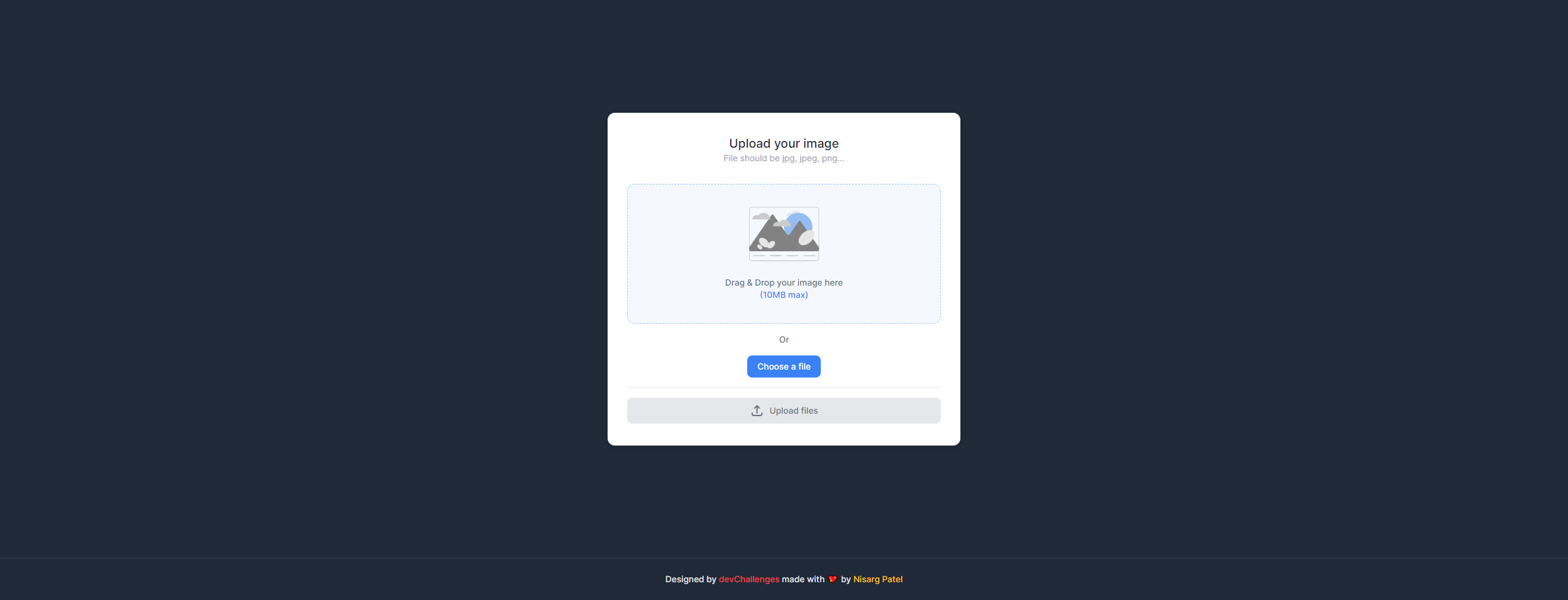 Drag/Drop Image uploader